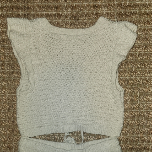 Chic Cream Knit Pajama Set - Picture 7 of 7